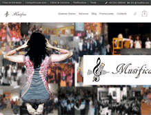 Tablet Screenshot of musifica.com